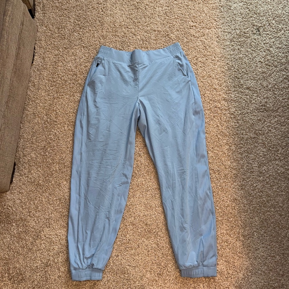 Athleta Light Blue Jogger Pants